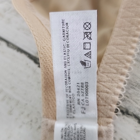 Wacoal tan beige La Femme underwire tshirt bra Size 34D - Picture 10 of 11